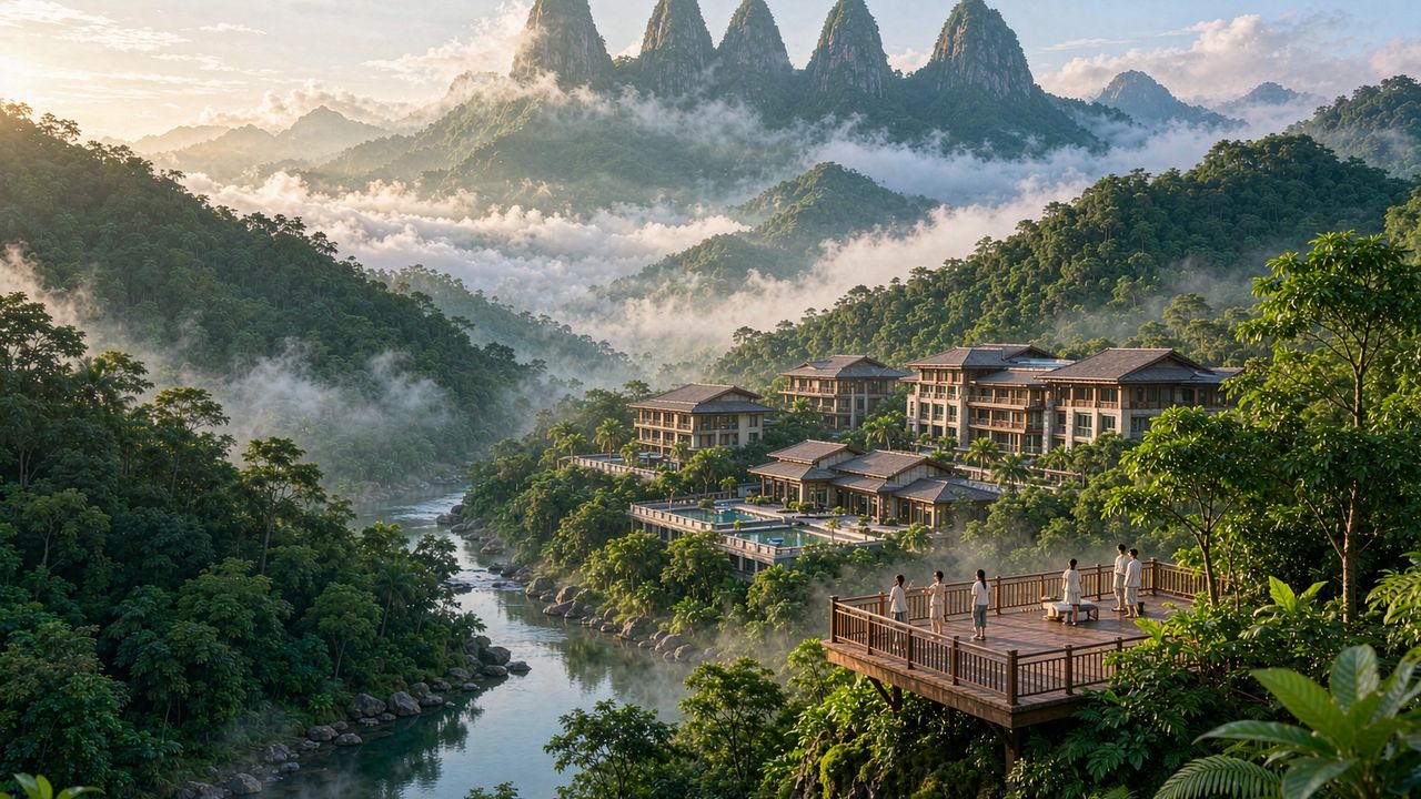五指山康养片区封面 · 风光示意图